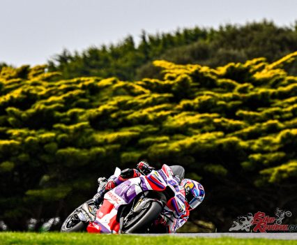 Behind Martin, Binder and Bagnaia as the KTM gets ready to stir it up for the top two in the title fight, Aleix Espargaro heads Row 2. Johann Zarco (Prima Pramac Racing) takes P5 to pip Diggia late on.