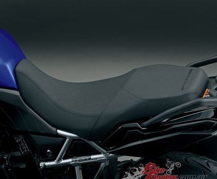 Lower seat height at 825mm.