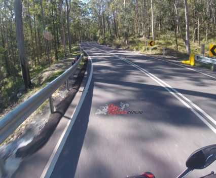 Through the twisties, the SP is light, nimble, flickable and the Ohlins is really good when pushing hard.