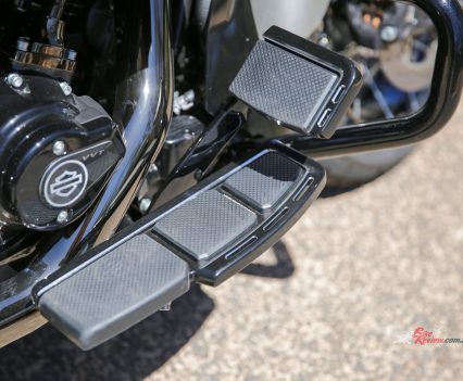 Floorboard with that awkward rear lever.