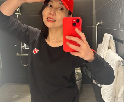 Kaori attended the Scrambler Next Gen Tour.