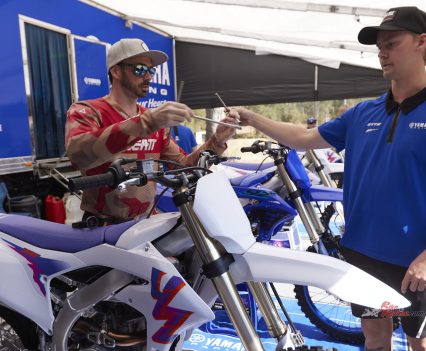 Journos were given the chance to set the bikes to their liking.