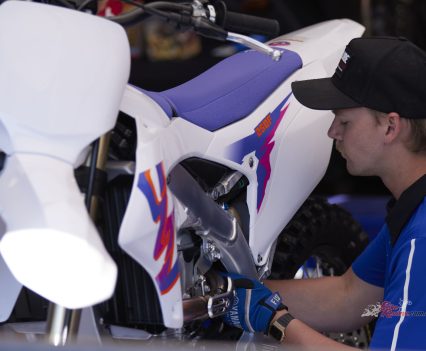 Yamaha tech's on hand.