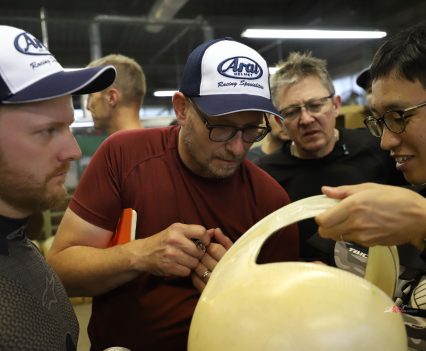 Freshly laser cut shells.