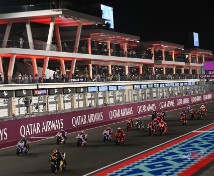 It was an immediate shot of adrenaline in the title fight in Turn 1 too, with Marini getting the holeshot as Alex Marquez slotted into second – but there was contact right behind the two between Martin and Bagnaia.