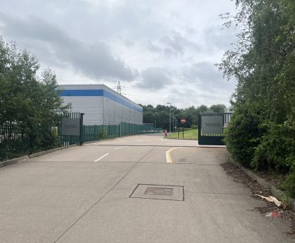 Tucked away in a little industrial complex.