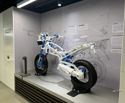 Prototypes on display.