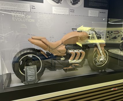 Prototypes on display.