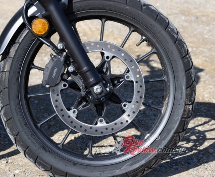 310mm disc with ABS.