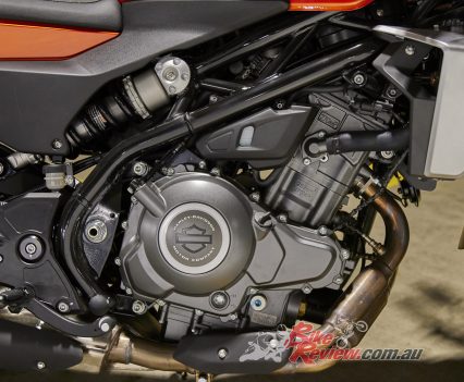 Parallel twin-cylinder engine.