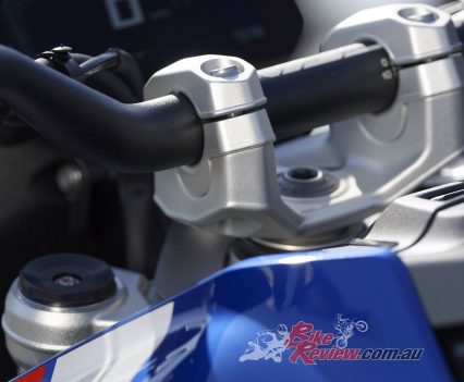 Adjustable handlebars.