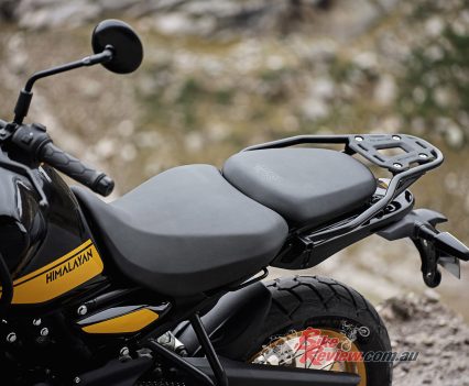 Comfort seperate seats.