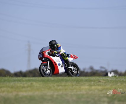 Webster has been out smashing the Moto Martin Suzuki in the ASBK support series, Superbike Masters.
