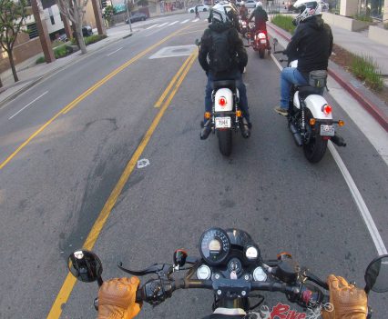 Riding the Shotgun through Downtown LA.