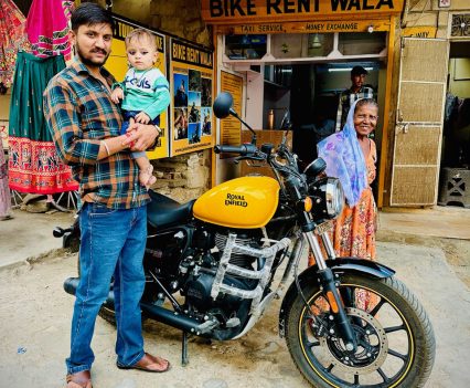 There are plenty of bike rental companies scattered across India, most opting for the usage of Royal Enfield's.