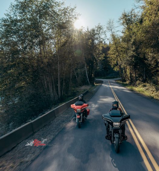 Three exciting models were unveiled by Harley last week, the Road Glide and Street Glide are heavily revised, and the CVO Road Glide ST is new.