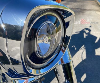 LED headlight is good at night.