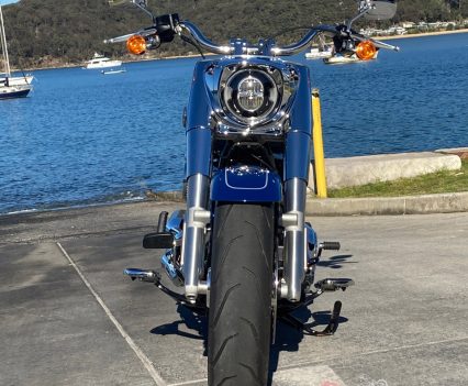 LED headlight, Beer Can fork covers.