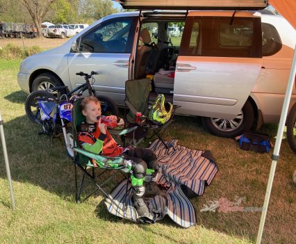 Using STACYC as a fill in ride between rides when sharing the big bike at Pacific Park. They loves ripping around the campgrounds and areas on the 20eDRIVE. Mad Fun!