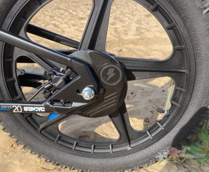 Disc rear brake.