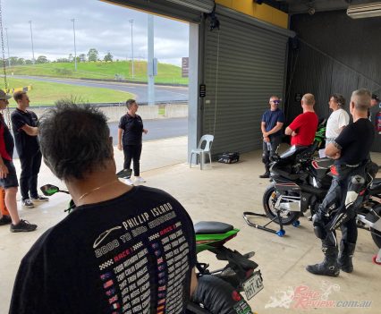 Australian Bimota KB4 launch.