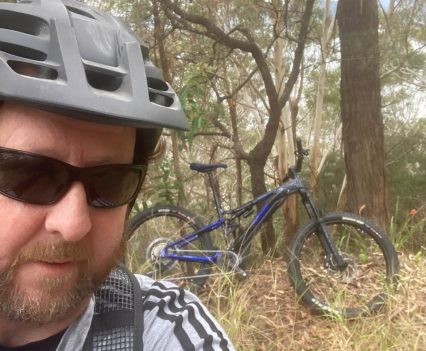 Up the top of Blackwall Mountain, a place Jeff had not been for years.